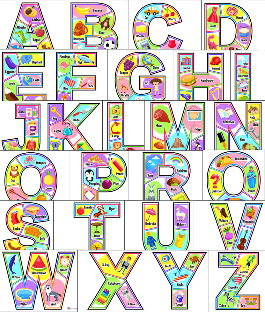 Printable Alphabet Puzzles 