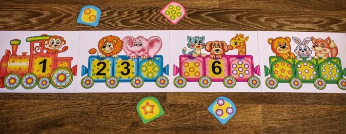 Number Train Printable