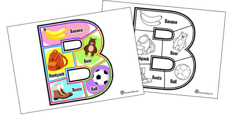 Letter B Worksheets | BuyLapbook