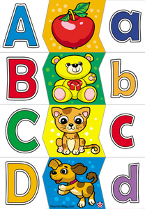 Alphabet Matching Beginning Sounds Puzzles