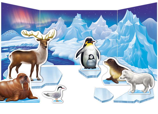 The Polar Animal Habitat Diorama