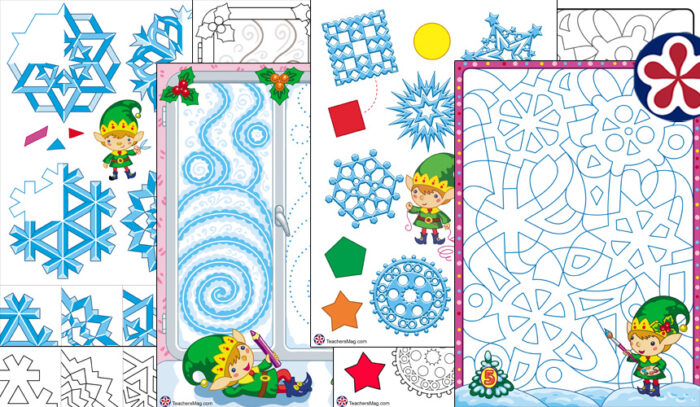 Snowflakes Worksheets