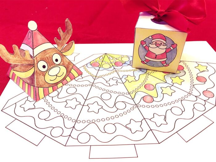 Free Printable 3-D Christmas Crafts