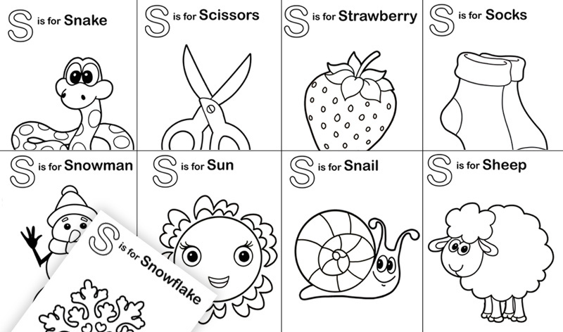 Letter S Worksheets BuyLapbook