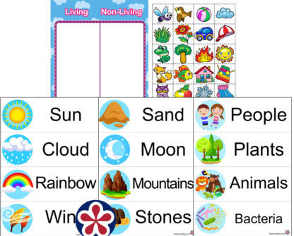 Living and Non-living Printable Activities