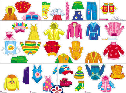 Clothing Printable for Preschool Activities