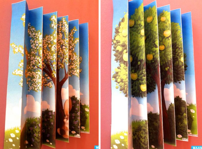 Four Seasons Apple Tree Agamograph | Paper Craft for Kids | BuyLapbook